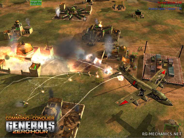 Скриншот 2 к игре Command & Conquer: Generals + Zero Hour (2003) PC | RePack от R.G. Механики