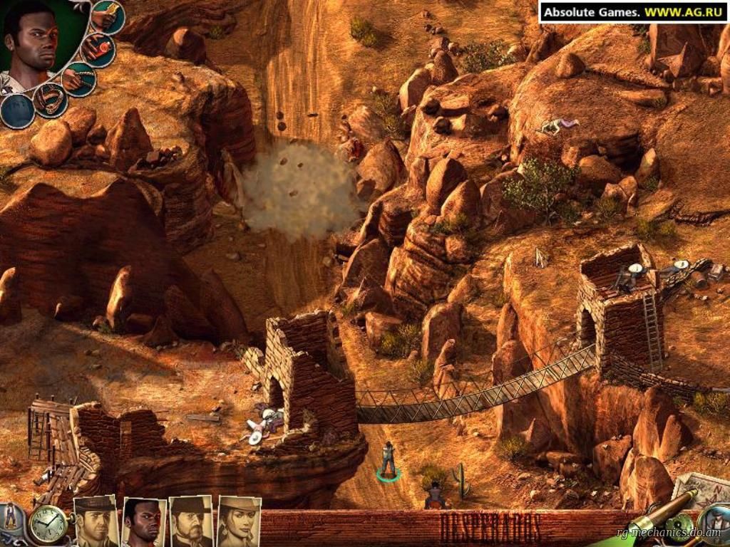 Скриншот 1 к игре Desperados: Trilogy (2001-2007) PC | RePack от R.G. Механики