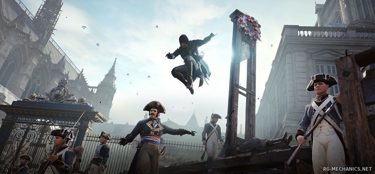 Скриншот 1 к игре Assassin's Creed Unity [v 1.5.0 + DLCs] (2014) PC | RePack от R.G. Механики