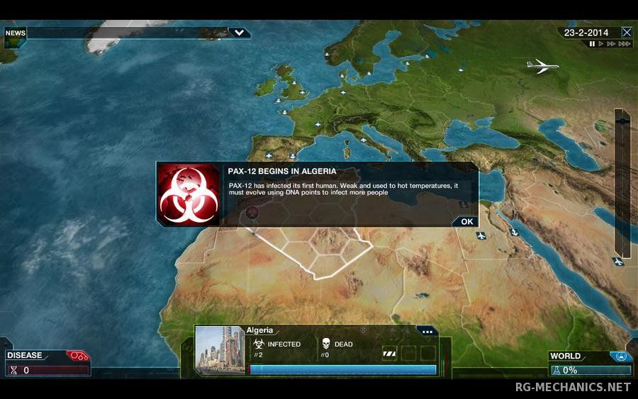 Скриншот 2 к игре Plague Inc: Evolved