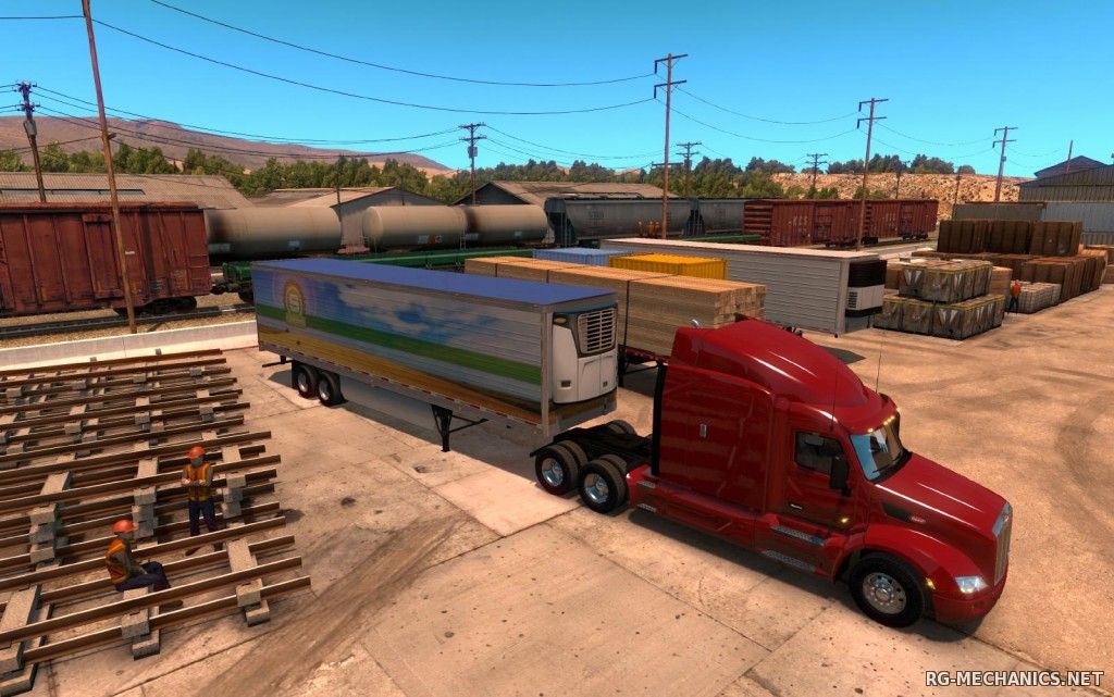 Скриншот 1 к игре American Truck Simulator [v 1.5.2.0s + 11 DLC] (2016) PC | RePack от R.G. Механики