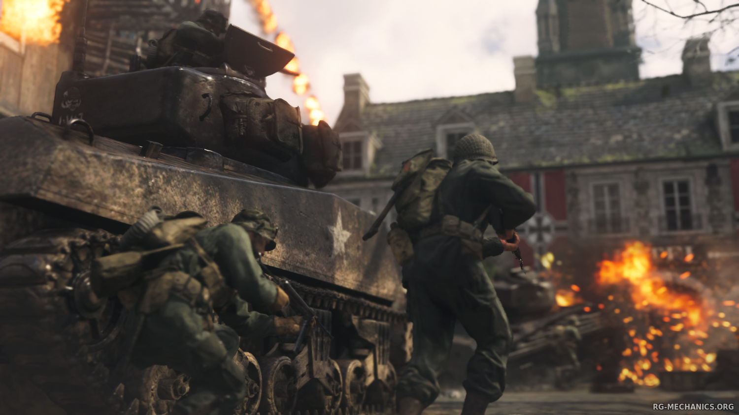 Скриншот 2 к игре Call of Duty: WWII - Digital Deluxe Edition (2017) PC | RePack от R.G. Механики