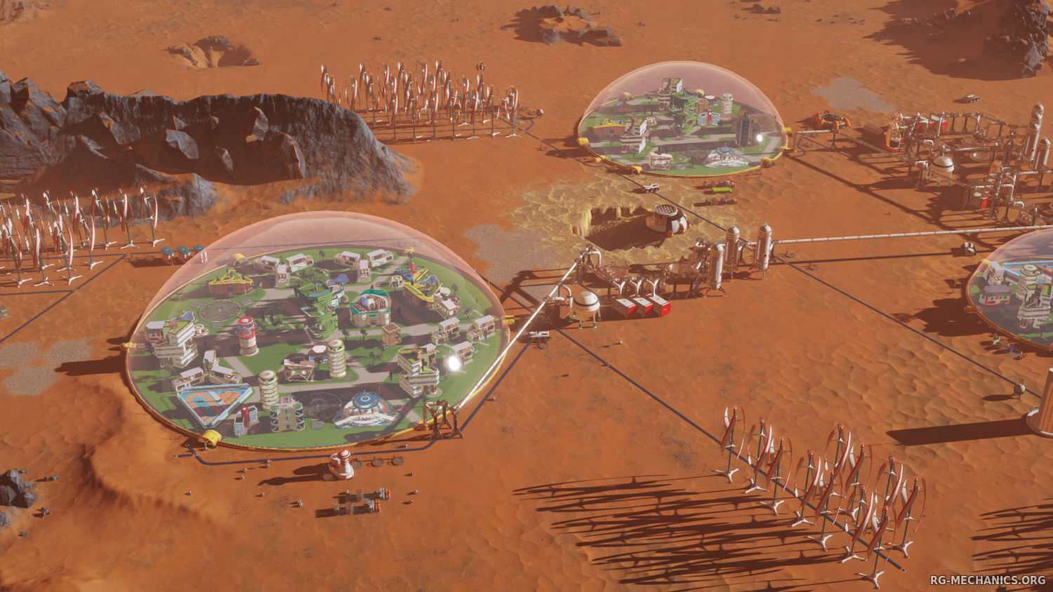 Скриншот 1 к игре Surviving Mars Green Planet (2018) скачать торрент RePack от xatab