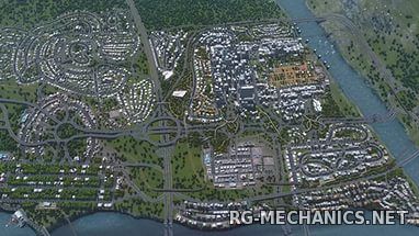 Скриншот 1 к игре Cities: Skylines - Deluxe Edition [v 1.12.2-f3 + DLC] (2015) скачать торрент RePack от xatab