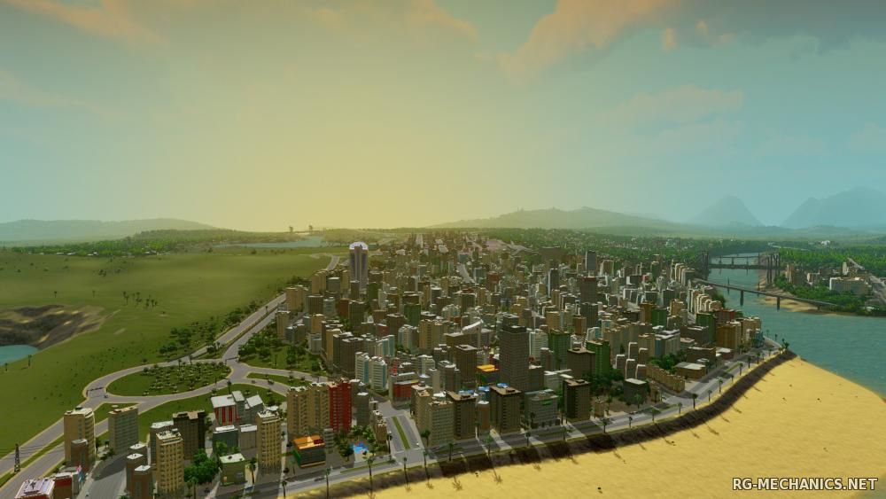 Скриншот 3 к игре Cities: Skylines - Deluxe Edition [v 1.12.2-f3 + DLC] (2015) скачать торрент RePack от xatab