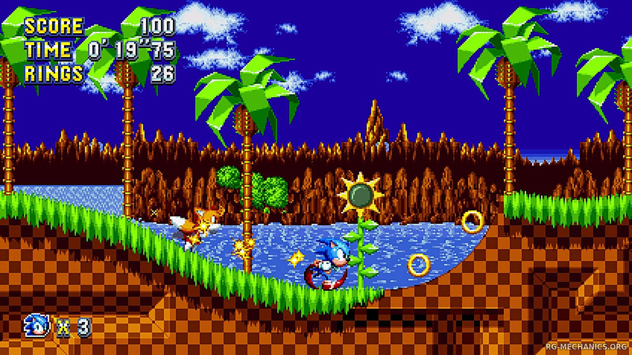 Скриншот 3 к игре Sonic Mania [v 1.06.0503 + DLCs] (2017) PC | RePack от R.G. Механики