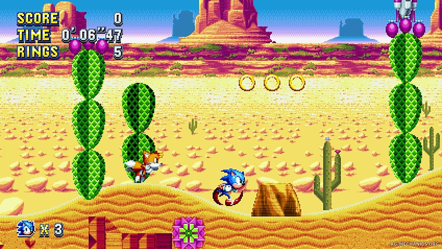 Скриншот 2 к игре Sonic Mania [v 1.06.0503 + DLCs] (2017) PC | RePack от R.G. Механики
