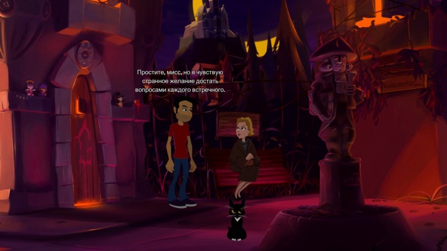 Скриншот 2 к игре Gibbous - A Cthulhu Adventure v.1.8 [GOG] (2019) скачать торрент Лицензия