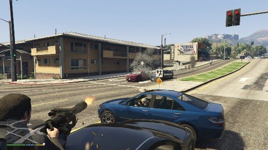 Скриншот 2 к игре Grand Theft Auto V v.1.0.2215/1.53 [Rockstar-Rip] (2015) скачать торрент Лицензия
