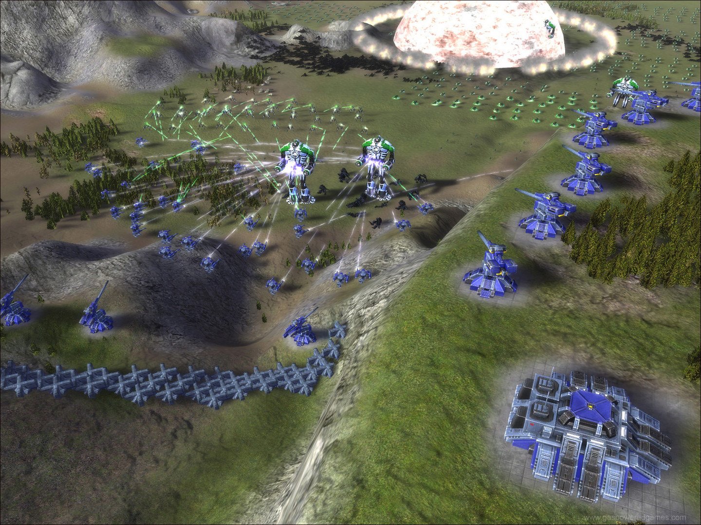 Скриншот 1 к игре Supreme Commander - Forged Alliance (2007) скачать торрент RePack