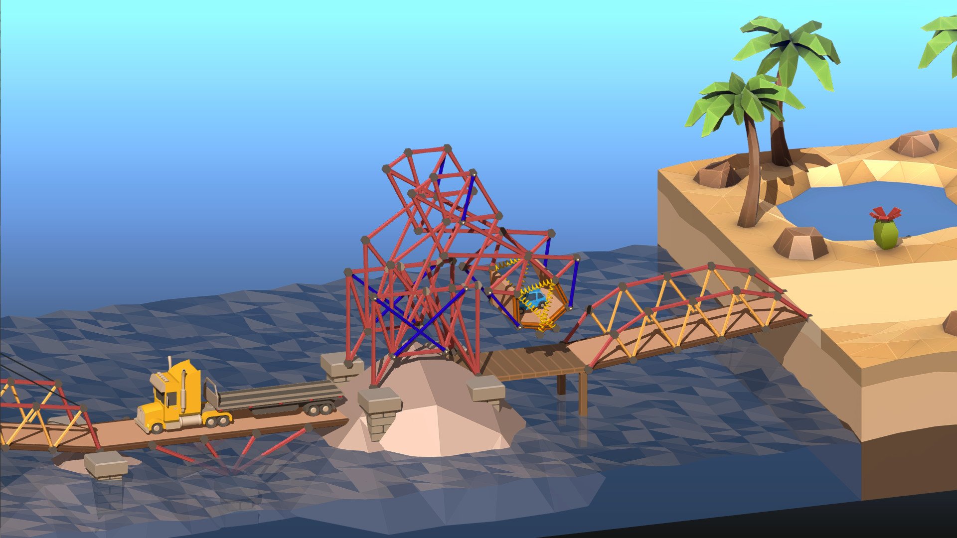 Скриншот 1 к игре Poly Bridge 2