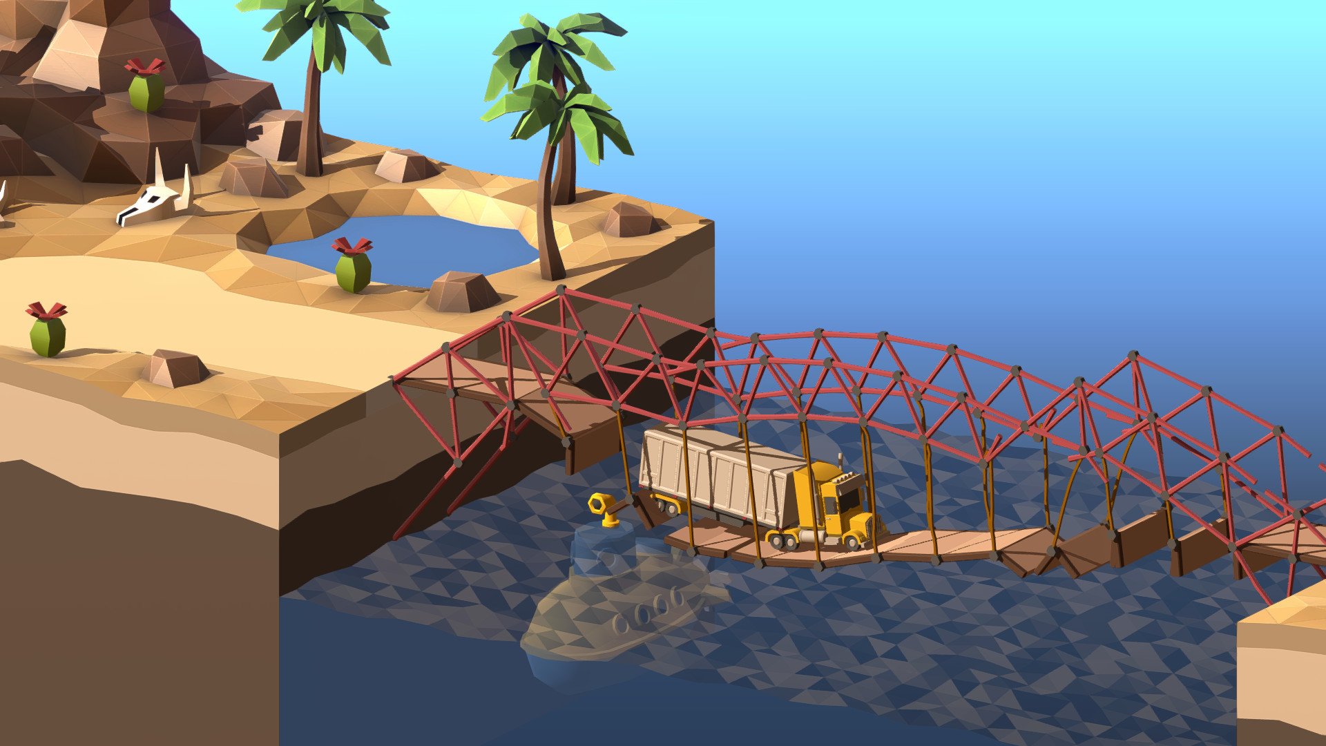 Скриншот 2 к игре Poly Bridge 2