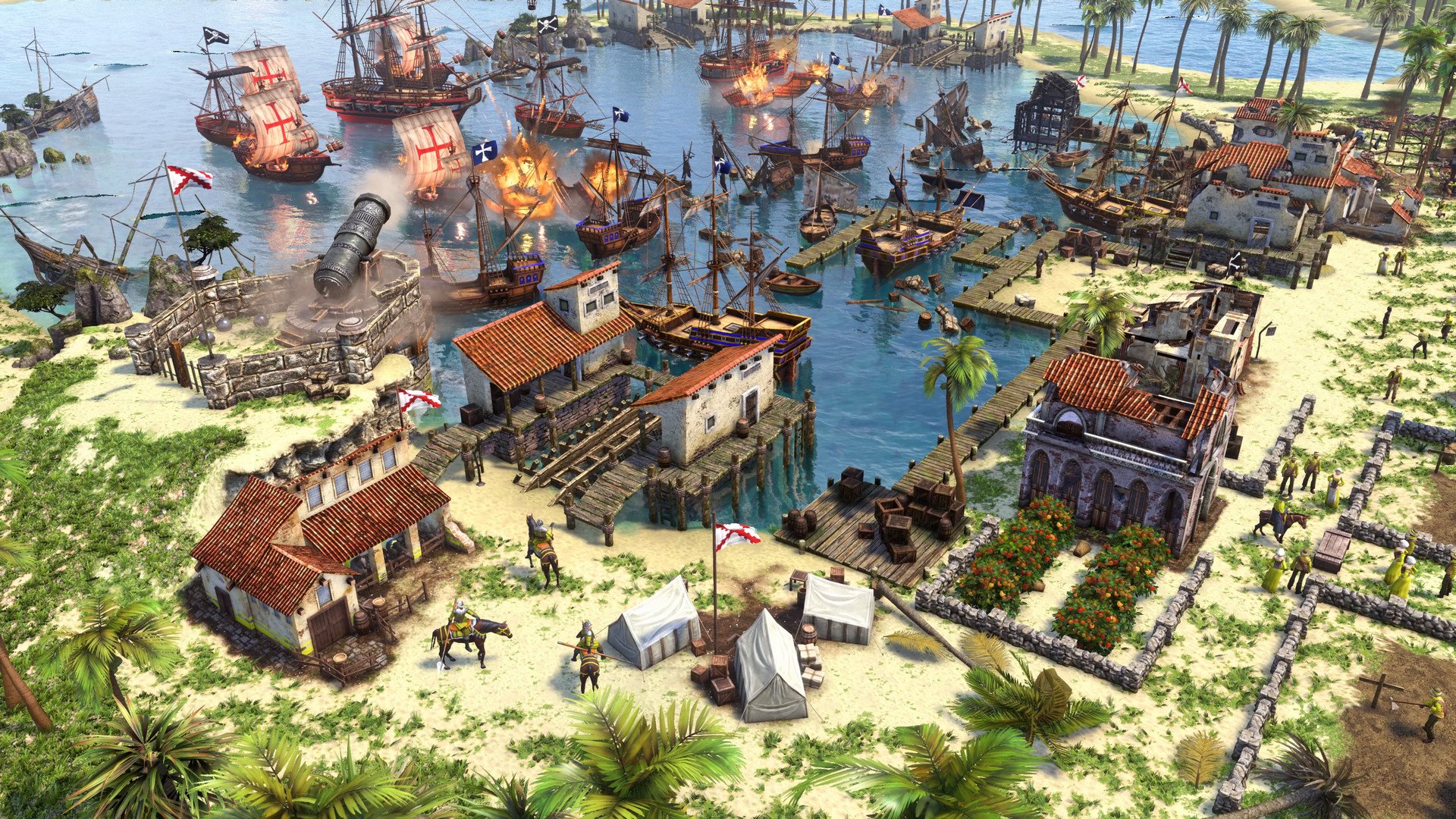 Скриншот 1 к игре Age of Empires III: Definitive Edition (2020) скачать торрент RePack